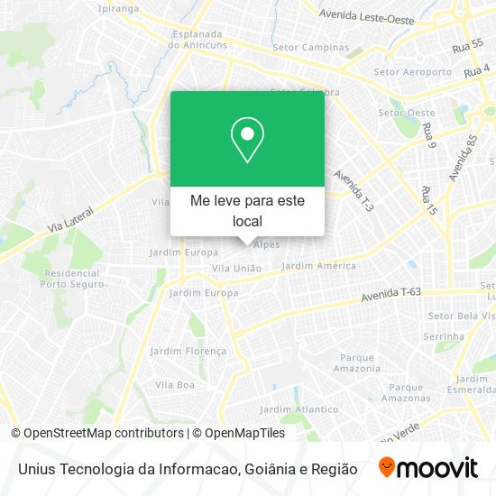 Unius Tecnologia da Informacao mapa