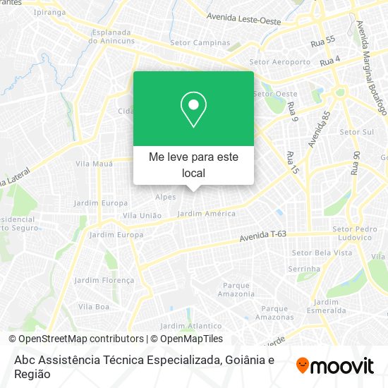 Abc Assistência Técnica Especializada mapa