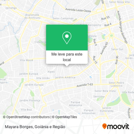 Mayara Borges mapa