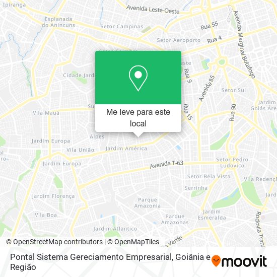 Pontal Sistema Gereciamento Empresarial mapa