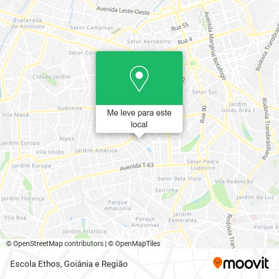 Escola Ethos mapa
