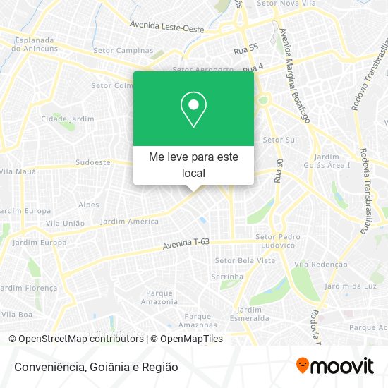 Conveniência mapa
