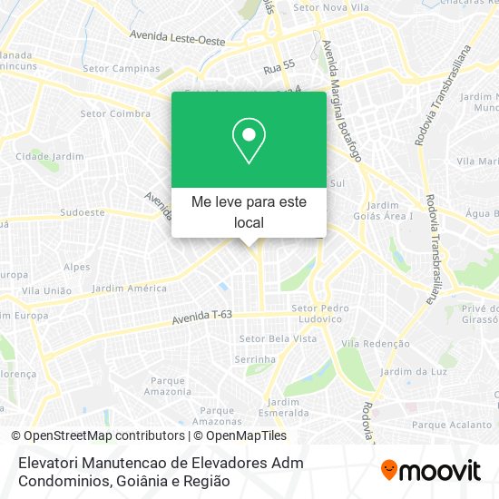 Elevatori Manutencao de Elevadores Adm Condominios mapa