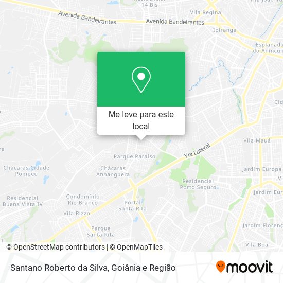 Santano Roberto da Silva mapa