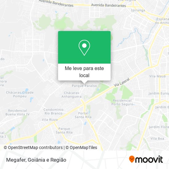 Megafer mapa