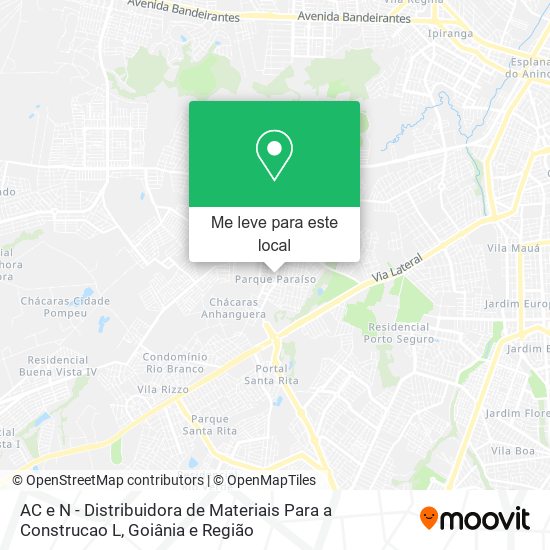 AC e N - Distribuidora de Materiais Para a Construcao L mapa