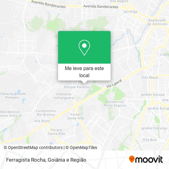 Ferragista Rocha mapa