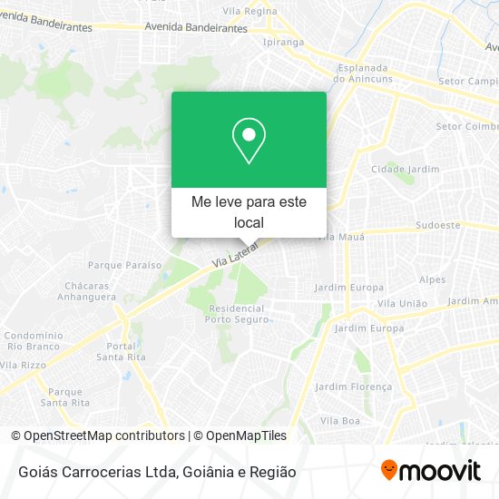 Goiás Carrocerias Ltda mapa