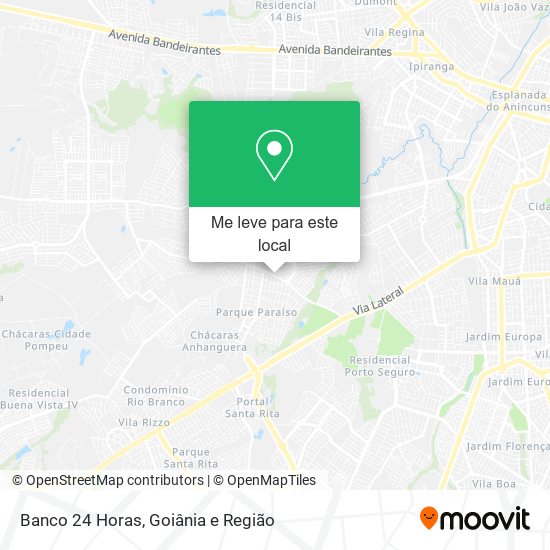 Banco 24 Horas mapa