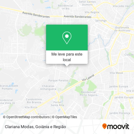 Clariana Modas mapa