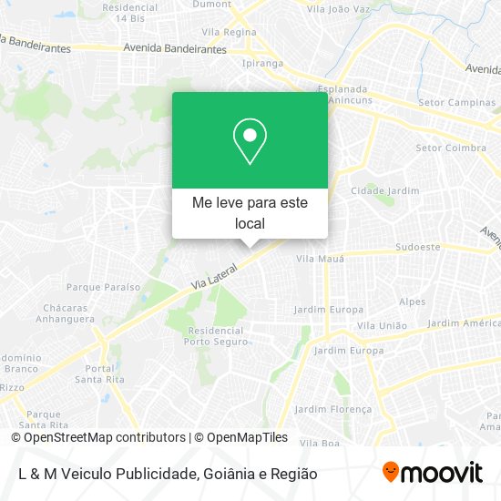 L & M Veiculo Publicidade mapa