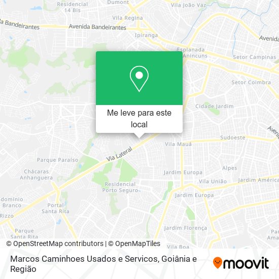 Marcos Caminhoes Usados e Servicos mapa