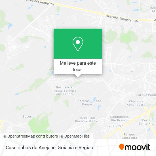 Caseirinhos da Anejane mapa