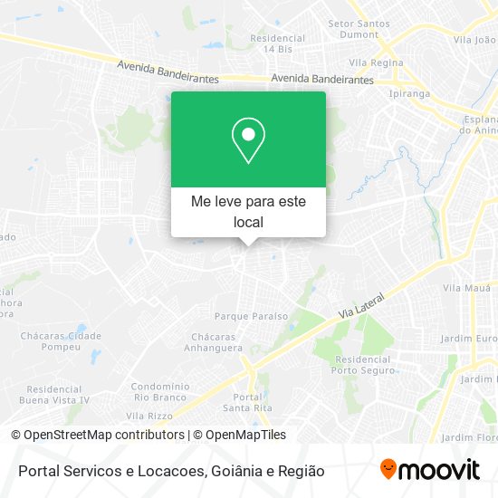 Portal Servicos e Locacoes mapa