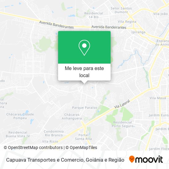 Capuava Transportes e Comercio mapa