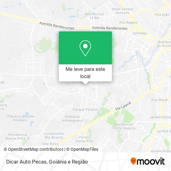 Dicar Auto Pecas mapa