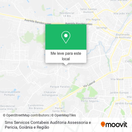 Sms Servicos Contabeis Auditoria Assessoria e Pericia mapa