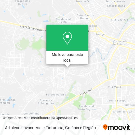 Artclean Lavanderia e Tinturaria mapa