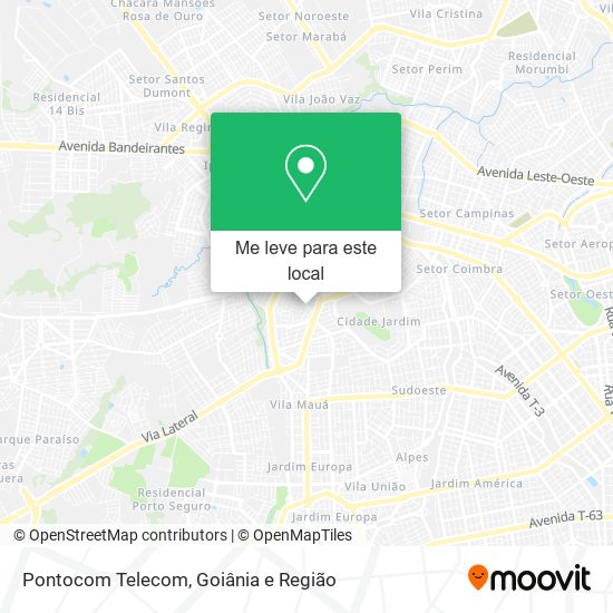 Pontocom Telecom mapa