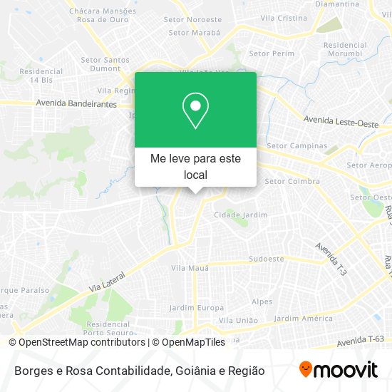 Borges e Rosa Contabilidade mapa