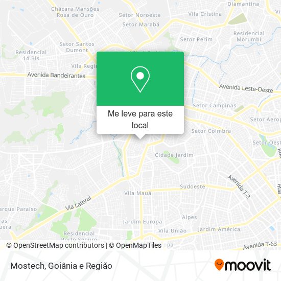 Mostech mapa