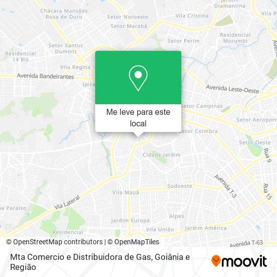 Mta Comercio e Distribuidora de Gas mapa