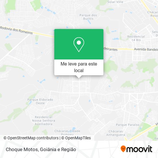 Choque Motos mapa