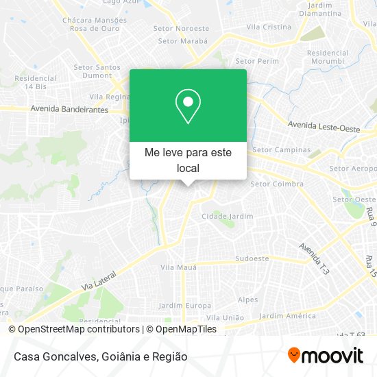 Casa Goncalves mapa