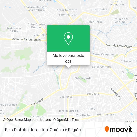 Reis Distribuidora Ltda mapa
