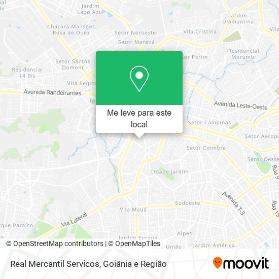 Real Mercantil Servicos mapa