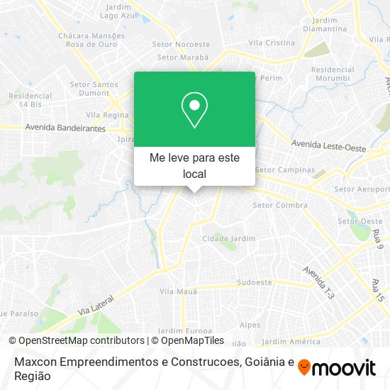 Maxcon Empreendimentos e Construcoes mapa