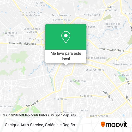 Cacique Auto Service mapa