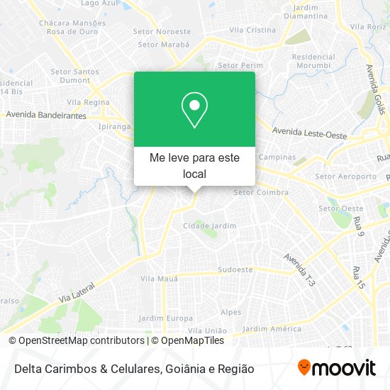 Delta Carimbos & Celulares mapa