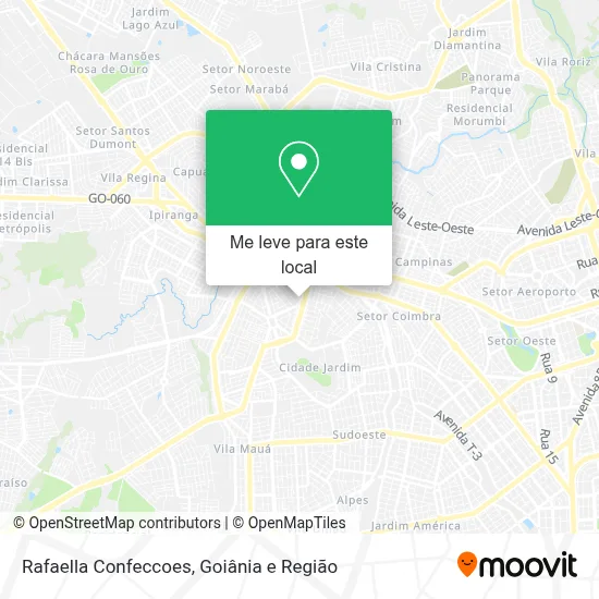 Rafaella Confeccoes mapa