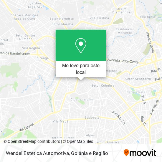 Wendel Estetica Automotiva mapa