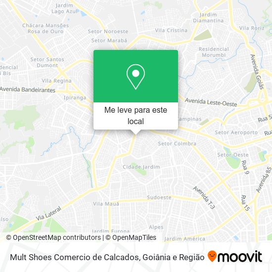 Mult Shoes Comercio de Calcados mapa