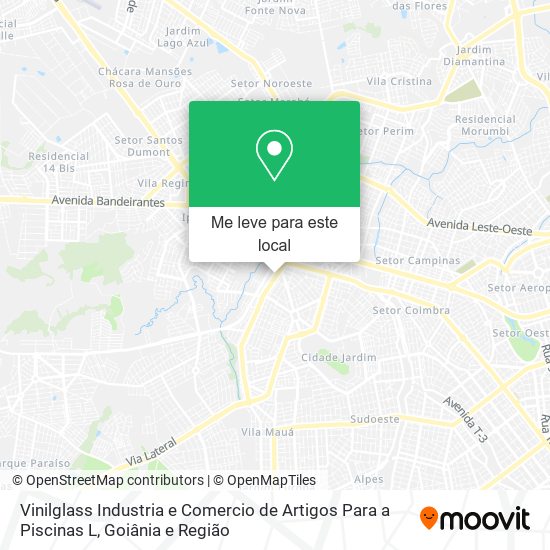 Vinilglass Industria e Comercio de Artigos Para a Piscinas L mapa