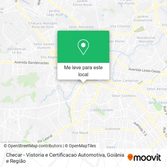 Checar - Vistoria e Certificacao Automotiva mapa