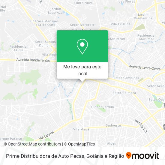 Prime Distribuidora de Auto Pecas mapa