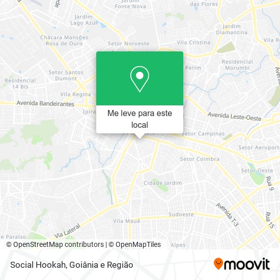 Social Hookah mapa