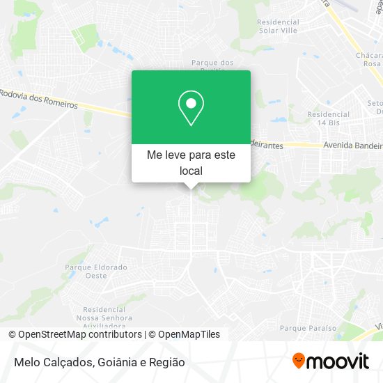 Melo Calçados mapa