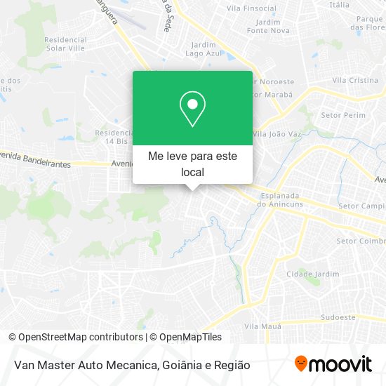 Van Master Auto Mecanica mapa