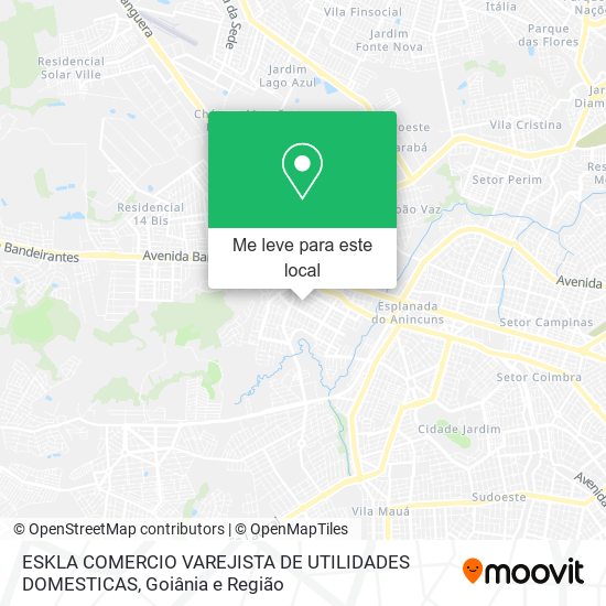 ESKLA COMERCIO VAREJISTA DE UTILIDADES DOMESTICAS mapa