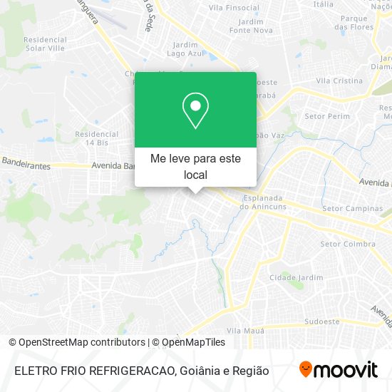 ELETRO FRIO REFRIGERACAO mapa