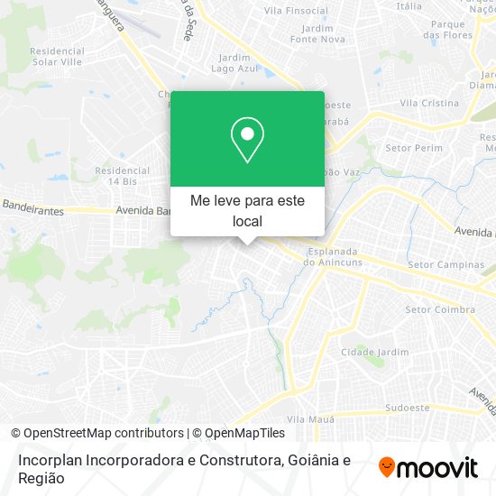 Incorplan Incorporadora e Construtora mapa