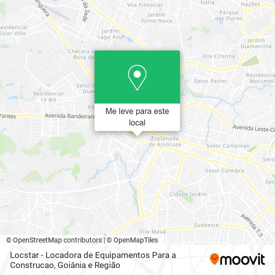 Locstar - Locadora de Equipamentos Para a Construcao mapa