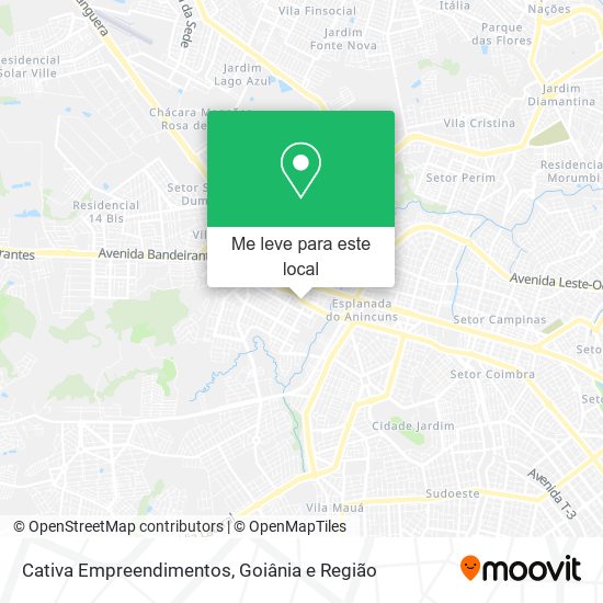 Cativa Empreendimentos mapa