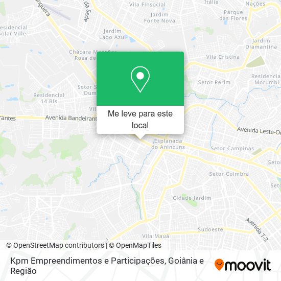 Kpm Empreendimentos e Participações mapa