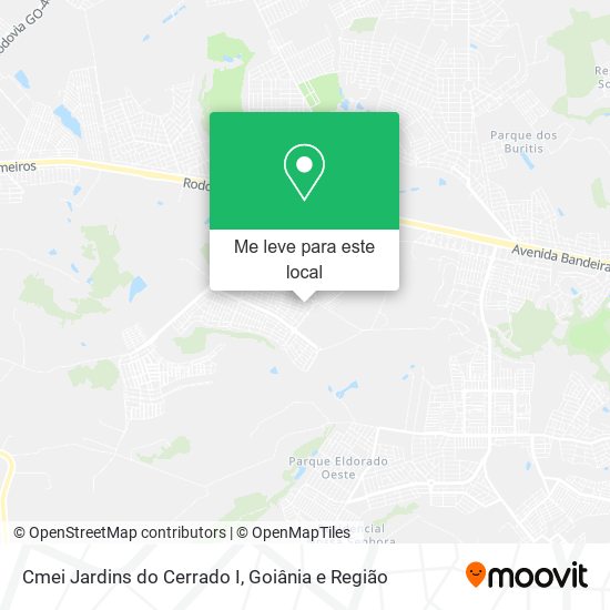 Cmei Jardins do Cerrado I mapa