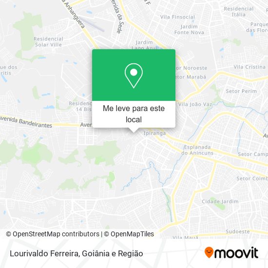 Lourivaldo Ferreira mapa